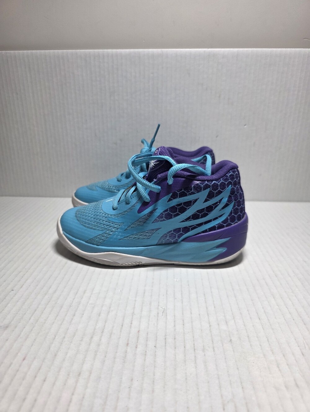 Puma Boys MB.02 FADE PS Sneakers  Aqua Violet Size 13C